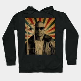 Troy Andrews - Photo Vintage Retro Look Fan Design Hoodie